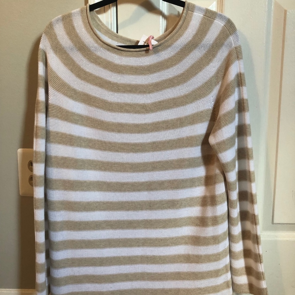 NWT Vineyard Vines Striped Beach Sweater